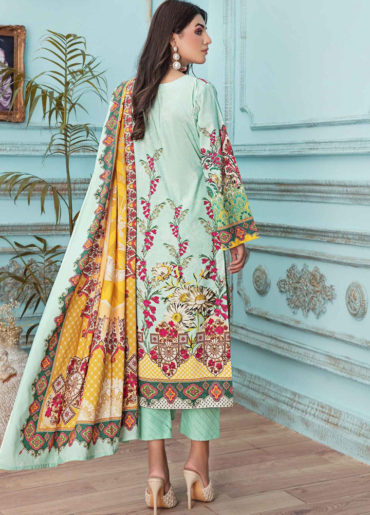 Meeral Printed Linen Suits Unstitched 3 Piece MRL21L-2 M-06 - Winter Collection