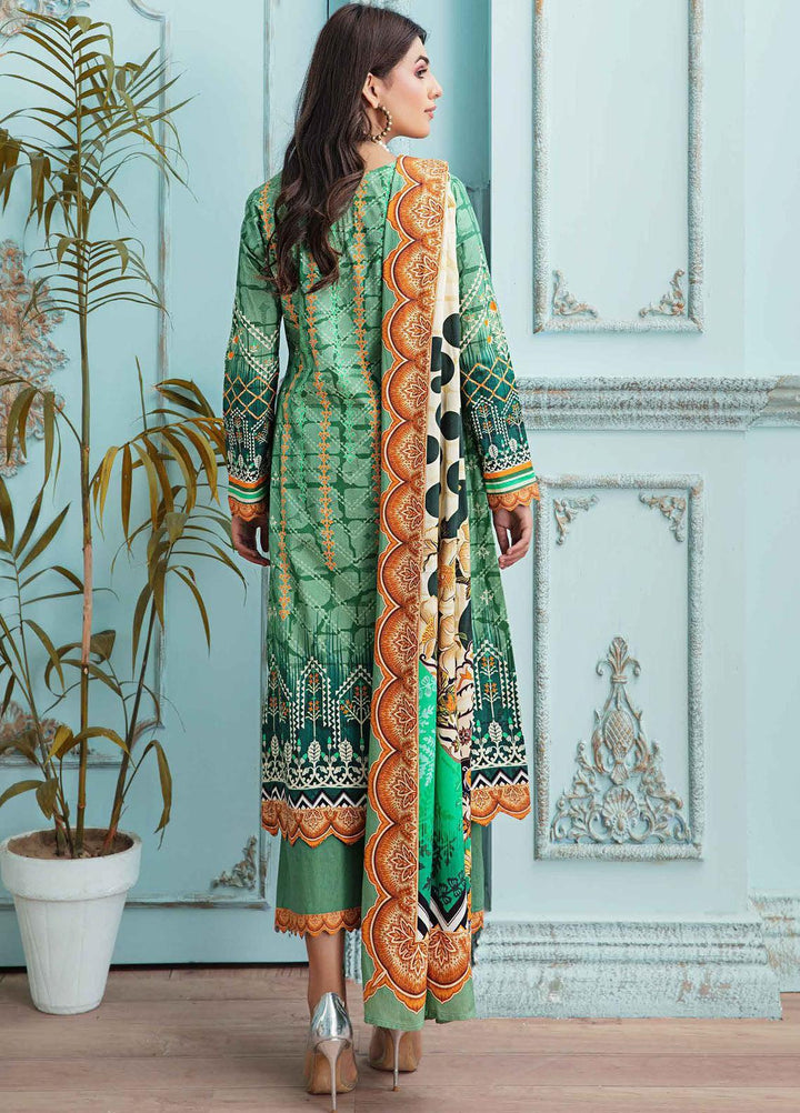Meeral Printed Linen Suits Unstitched 3 Piece MRL21L-2 M-07 - Winter Collection