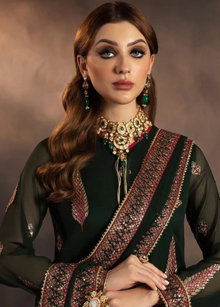 Meeral Pret Embroidered Chiffon 3 Piece Suit Azra