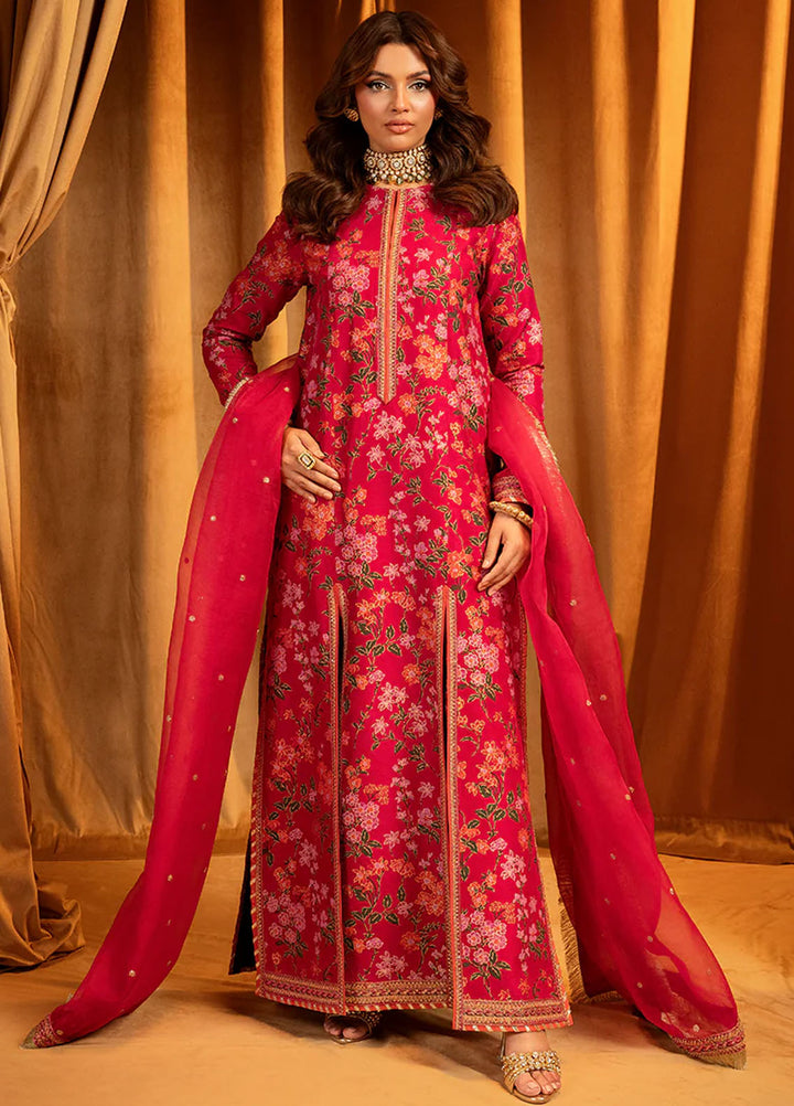 Meeral Pret Embroidered Chiffon 3 Piece Suit Cicely