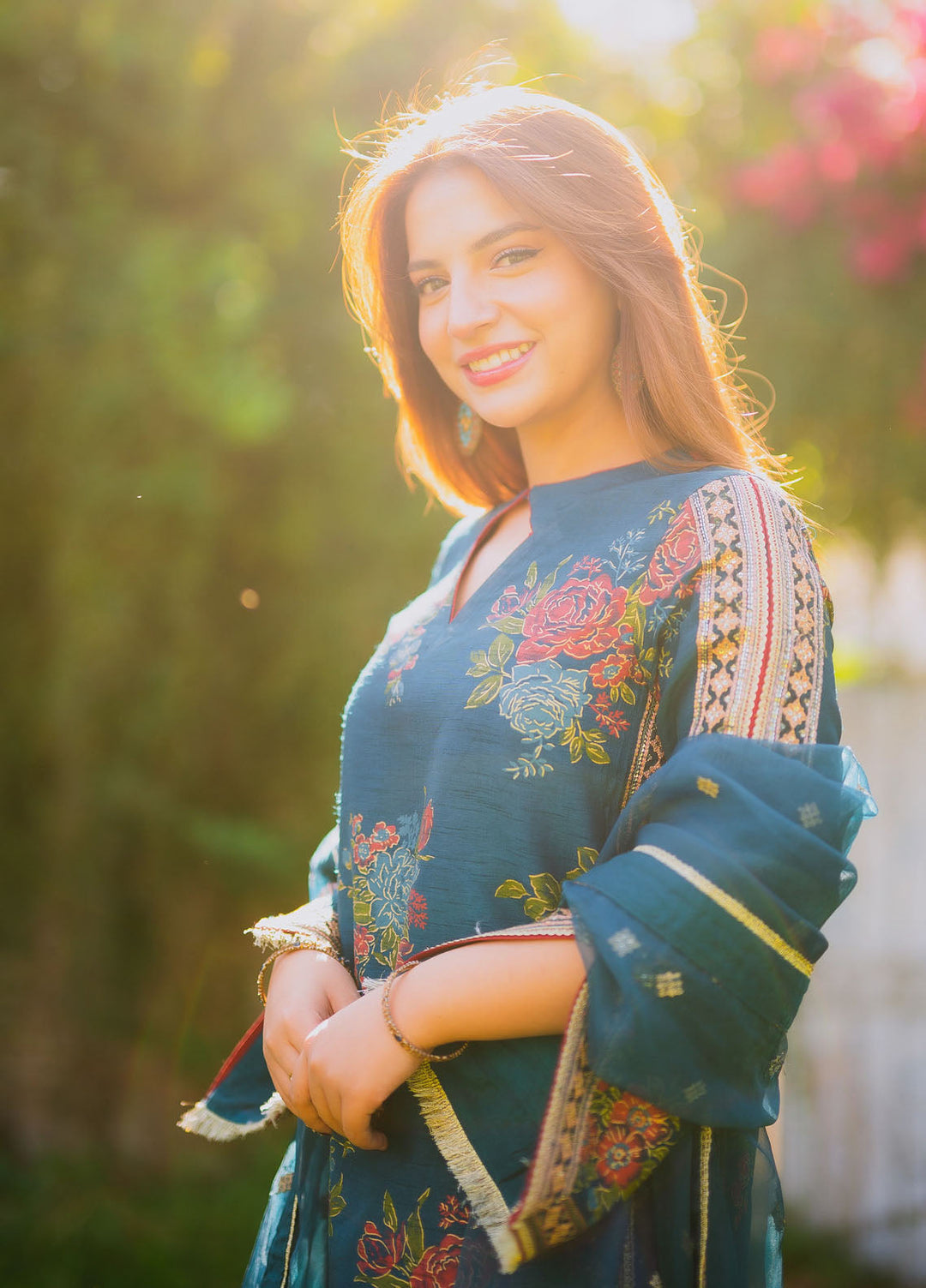 Meeral Pret Embroidered Chiffon 3 Piece Suit Fidos