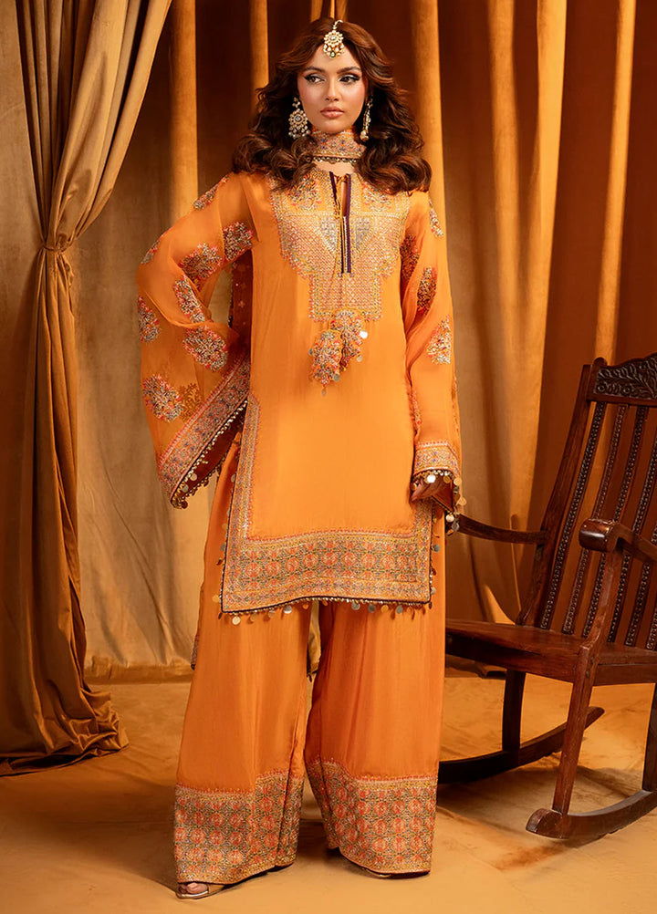 Meeral Pret Embroidered Chiffon 3 Piece Suit Florence