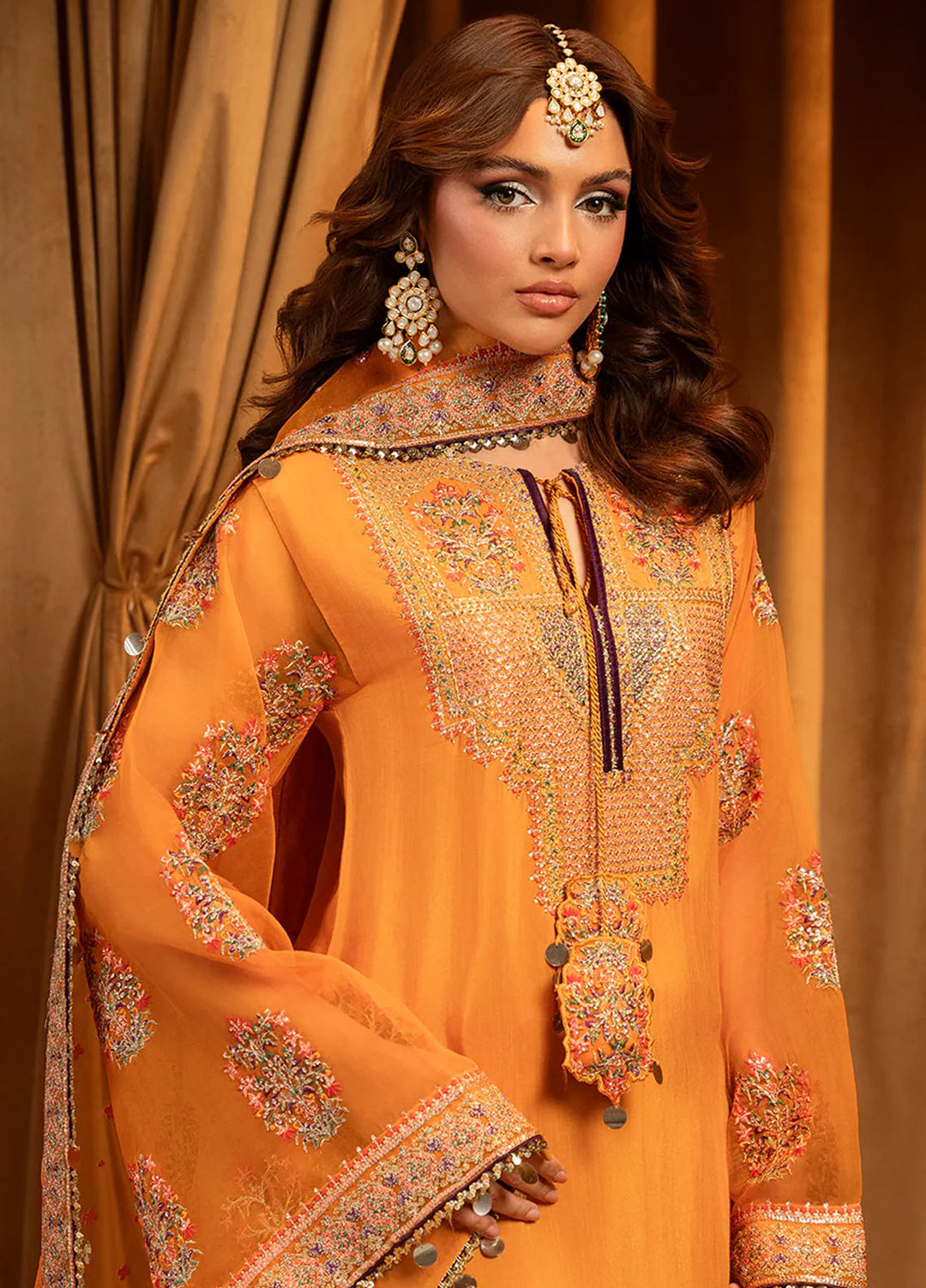 Meeral Pret Embroidered Chiffon 3 Piece Suit Florence