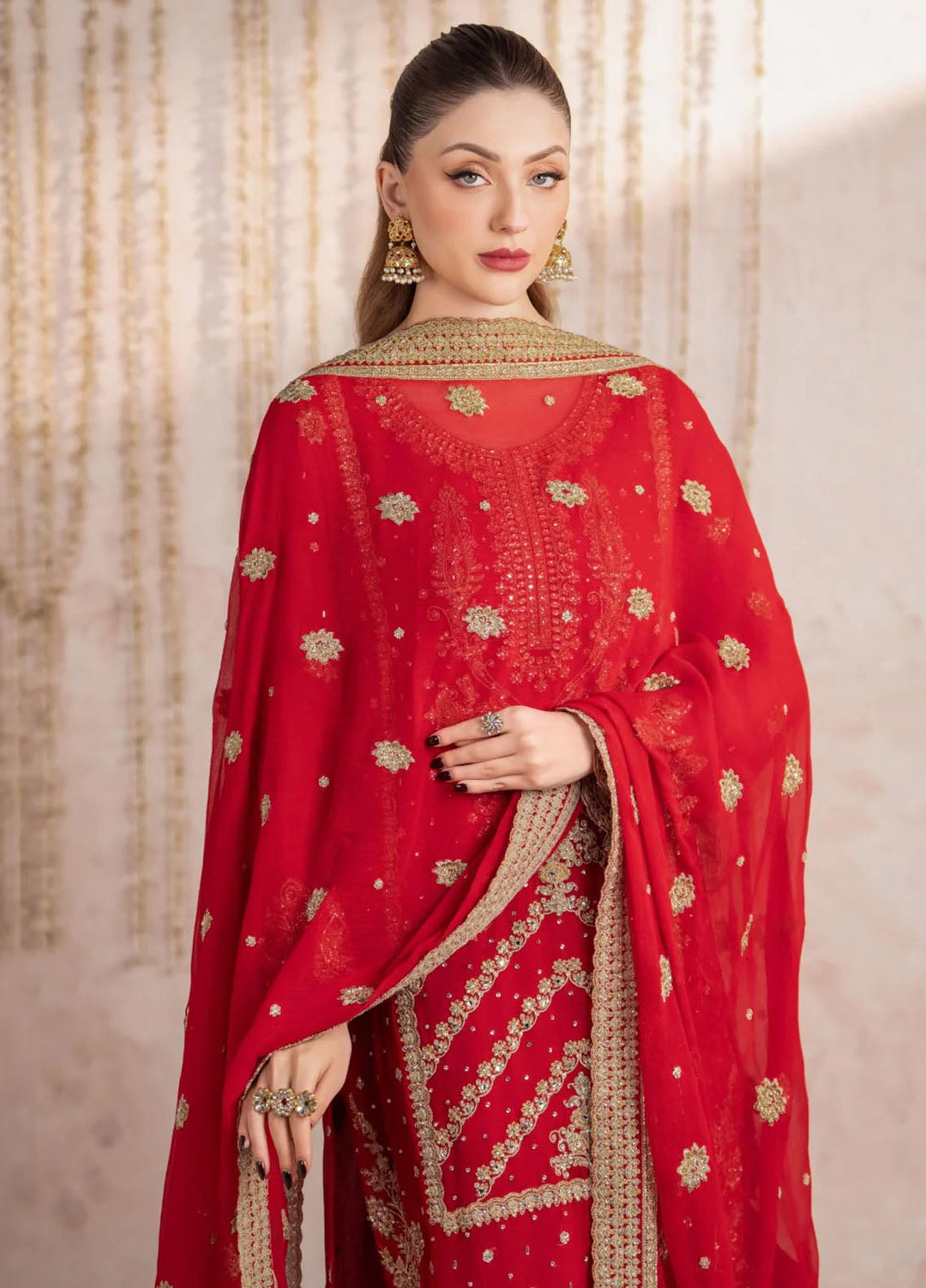 Meeral Pret Embroidered Chiffon 3 Piece Suit Maahi