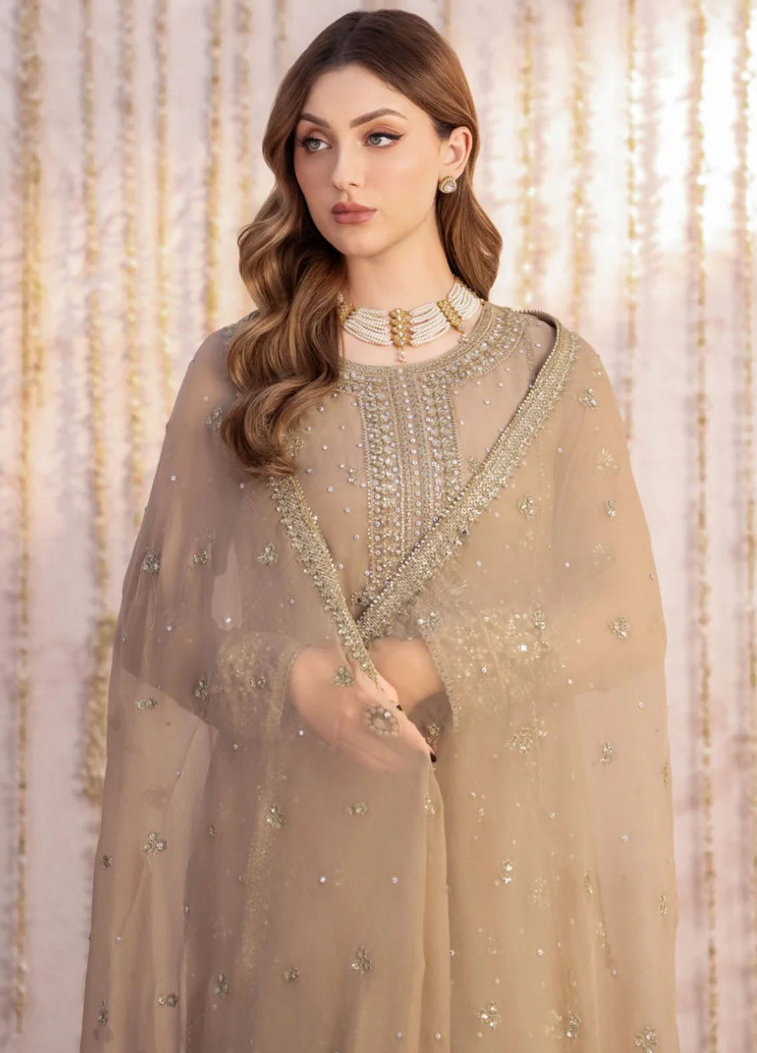Meeral Pret Embroidered Chiffon 3 Piece Suit Muntaha