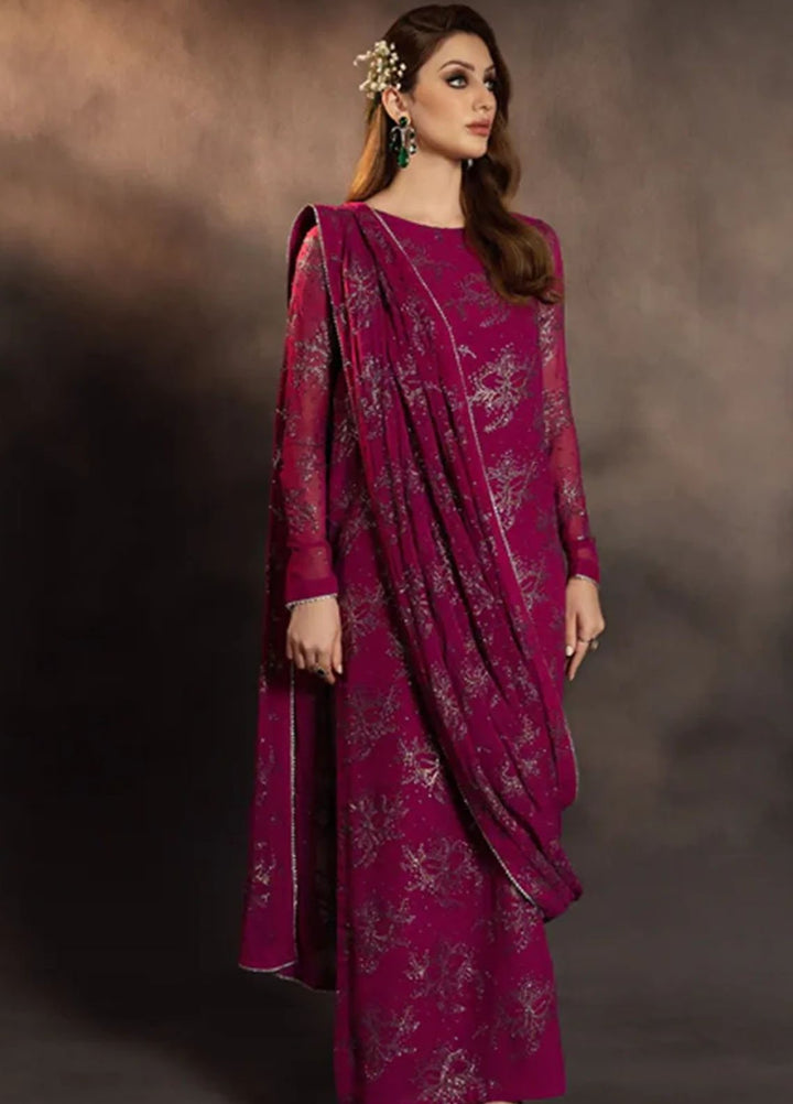 Meeral Pret Embroidered Chiffon 3 Piece Suit Rania