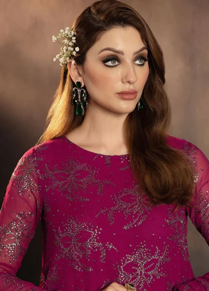 Meeral Pret Embroidered Chiffon 3 Piece Suit Rania