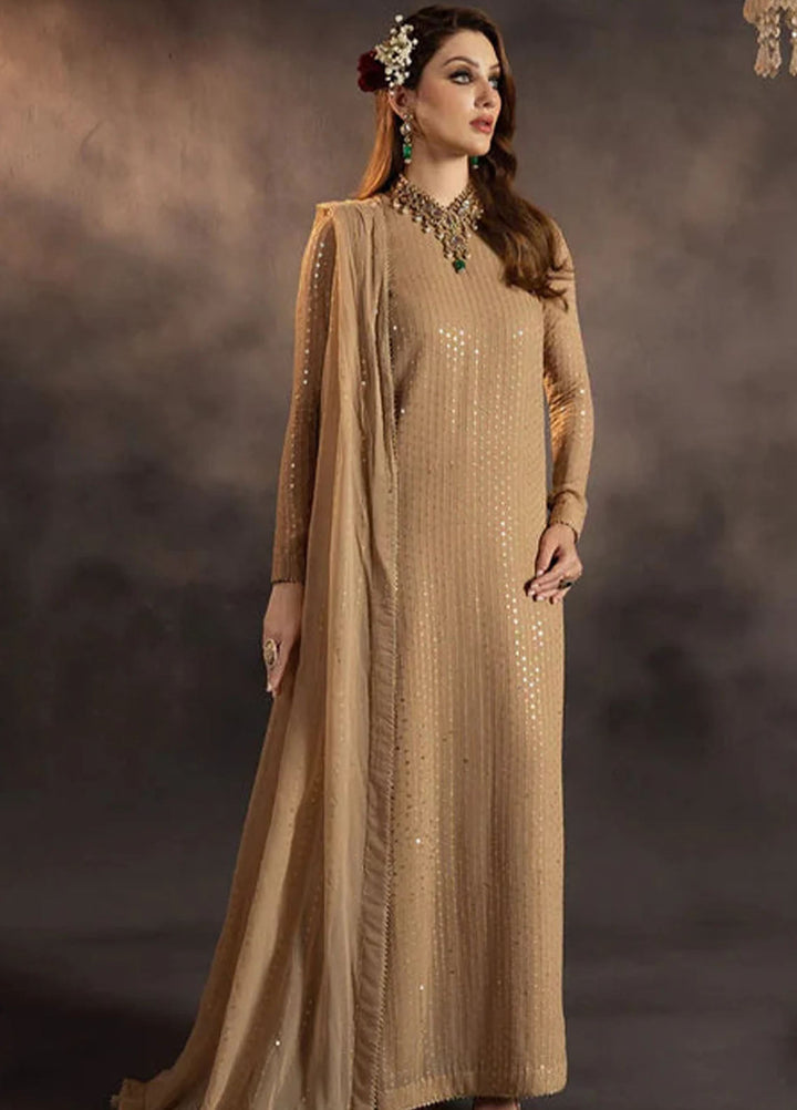 Meeral Pret Embroidered Chiffon 3 Piece Suit Zarina