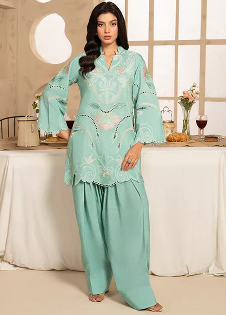 Meeral Pret Embroidered Lawn 2 Piece Suit COR-002