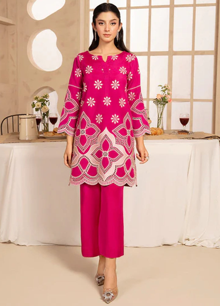 Meeral Pret Embroiered Lawn 2 Piece Suit COR-003