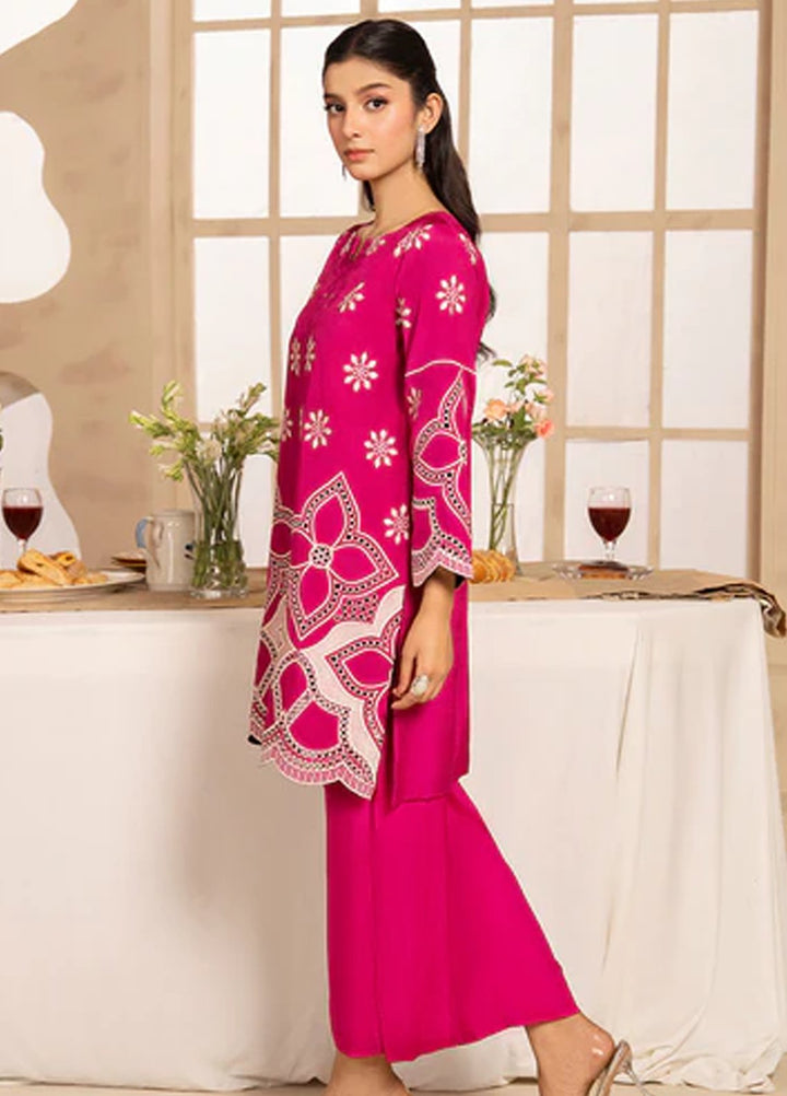 Meeral Pret Embroiered Lawn 2 Piece Suit COR-003