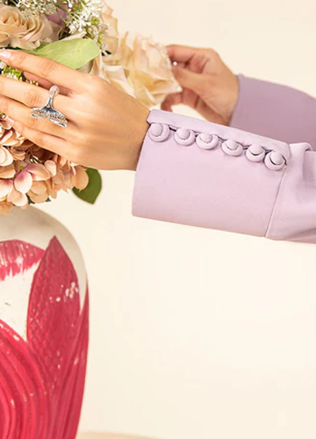 Meeral Pret Plain Lawn 2 Piece Suit SOL-003