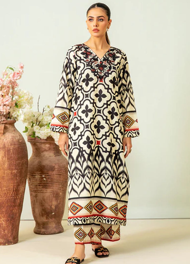 Meeral Pret Printed Lawn 2 Piece Suit MBC-0015