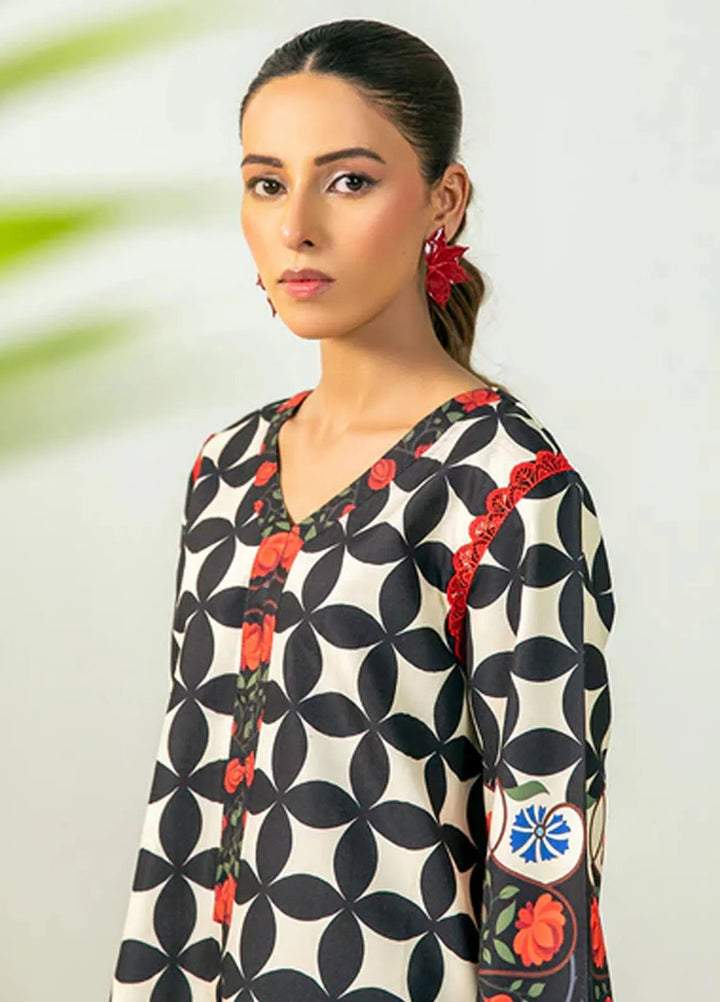 Meeral Pret Printed Lawn 2 Piece Suit MBC 001