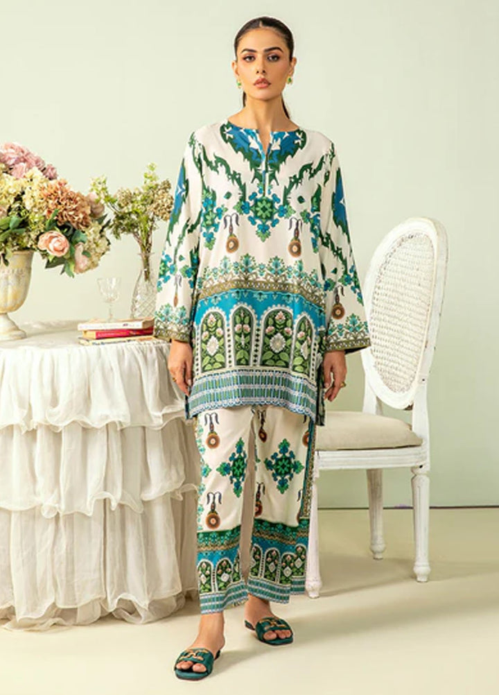 Meeral Pret Printed Lawn 2 Piece Suit MBC-005