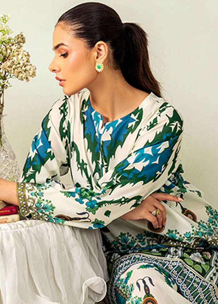 Meeral Pret Printed Lawn 2 Piece Suit MBC-005