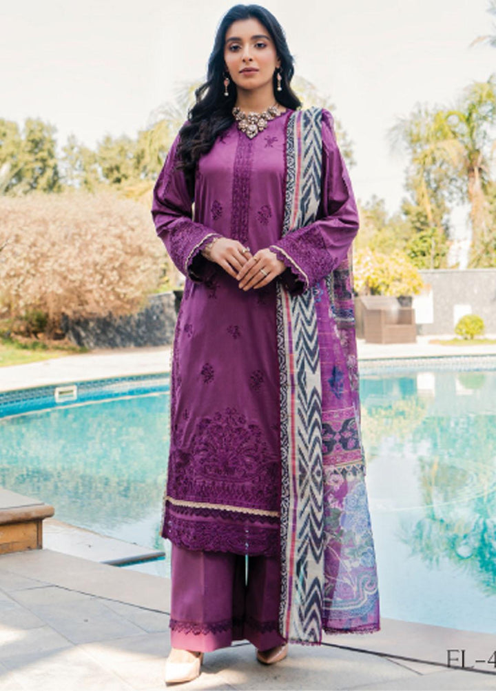 Meeras By Florent Embroidered Lawn Suits Unstitched 3 Piece FL23M FL-4A - Summer Collection