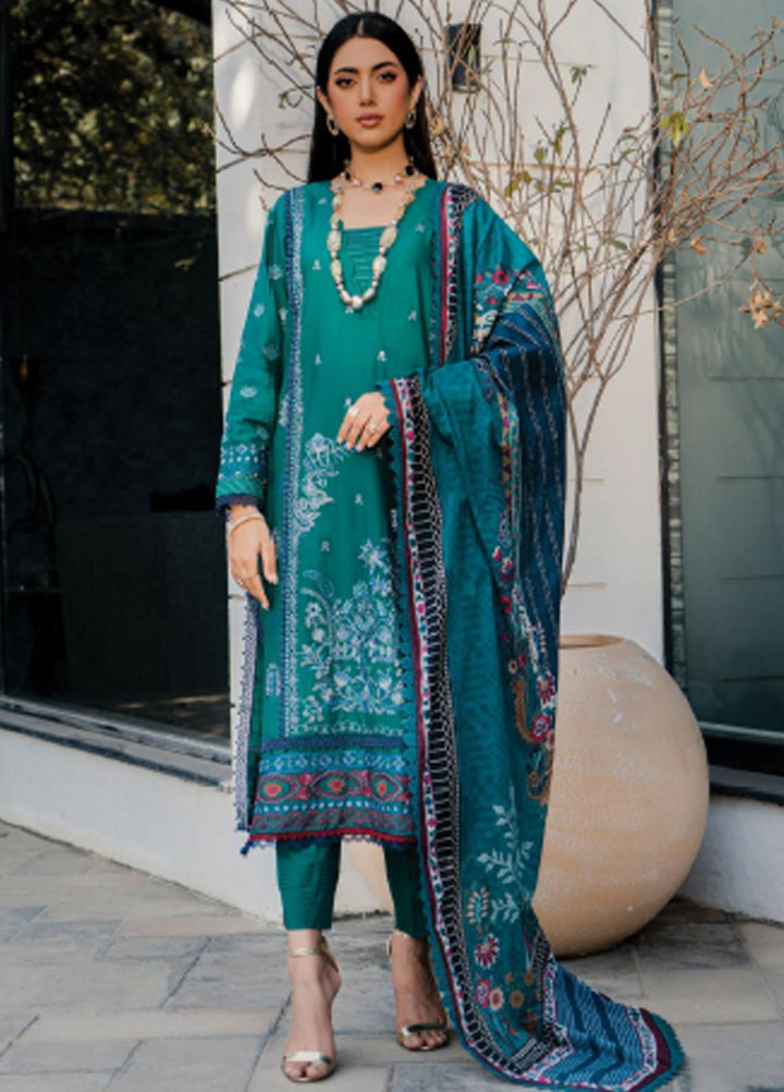 Meeras By Florent Embroidered Lawn Suits Unstitched 3 Piece FL23M FL-6A - Summer Collection