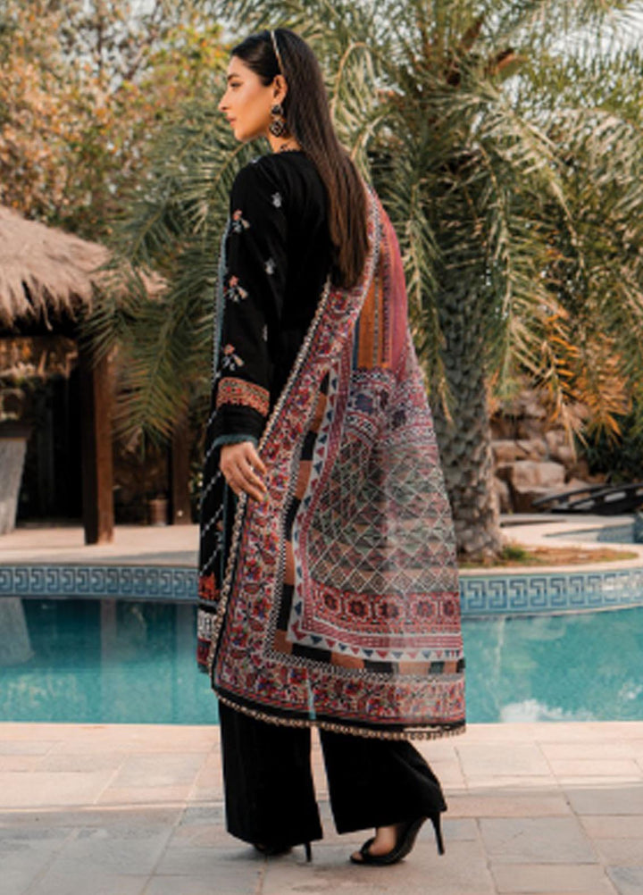 Meeras By Florent Embroidered Lawn Suits Unstitched 3 Piece FL23M FL-8A - Summer Collection