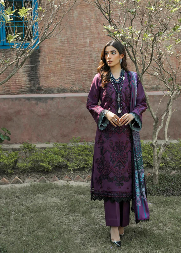 Meeras by Florent Embroidered Khaddar Suits Unstitched 3 Piece FL22M FL 2A - Winter Collection