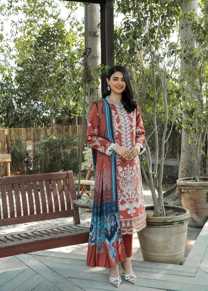 Meeras by Florent Embroidered Khaddar Suits Unstitched 3 Piece FL22M FL 2B - Winter Collection