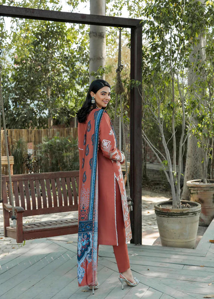 Meeras by Florent Embroidered Khaddar Suits Unstitched 3 Piece FL22M FL 2B - Winter Collection