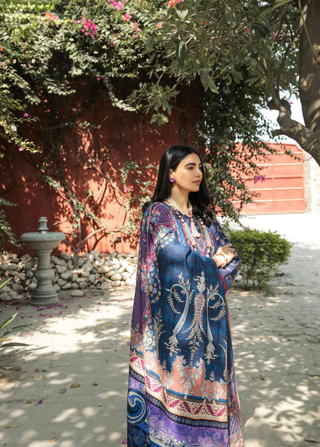 Meeras by Florent Embroidered Khaddar Suits Unstitched 3 Piece FL22M FL 4A - Winter Collection