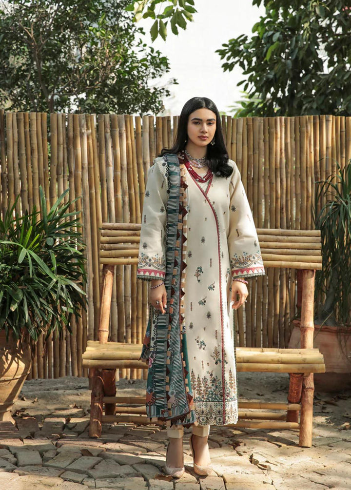 Meeras by Florent Embroidered Khaddar Suits Unstitched 3 Piece FL22M FL 5A - Winter Collection