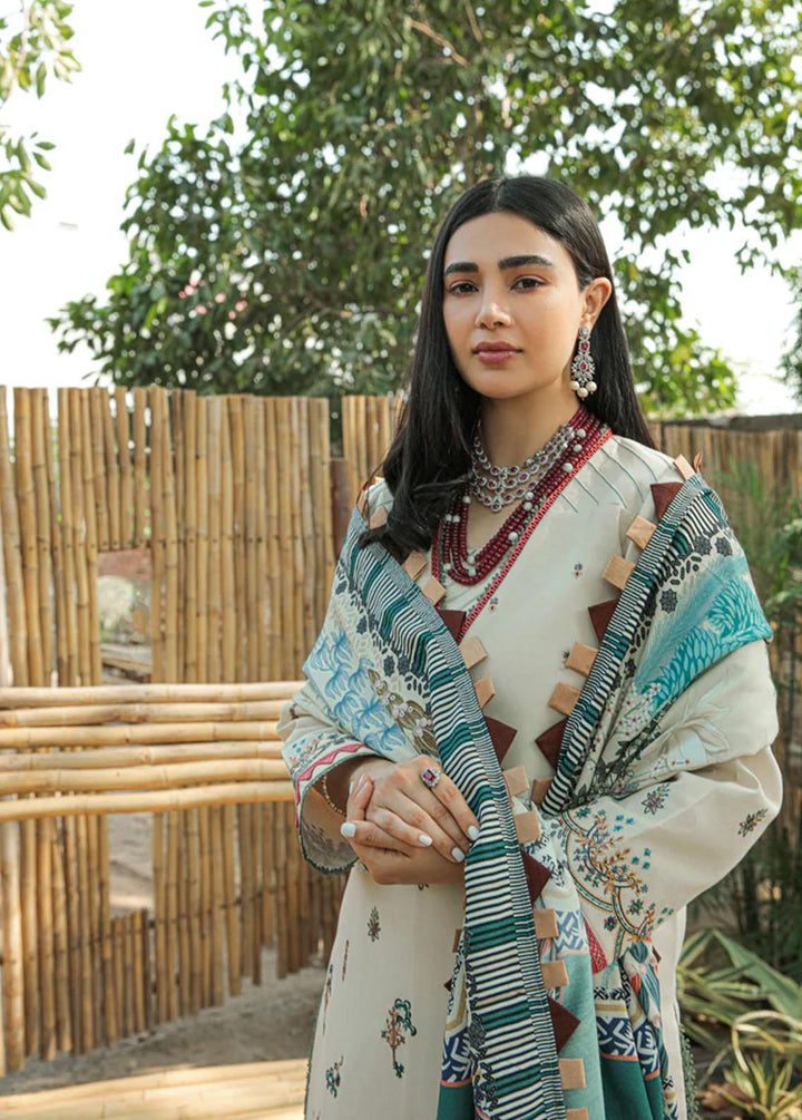 Meeras by Florent Embroidered Khaddar Suits Unstitched 3 Piece FL22M FL 5A - Winter Collection