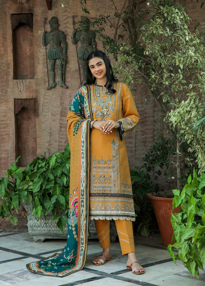 Meeras by Florent Embroidered Khaddar Suits Unstitched 3 Piece FL22M FL 6A - Winter Collection