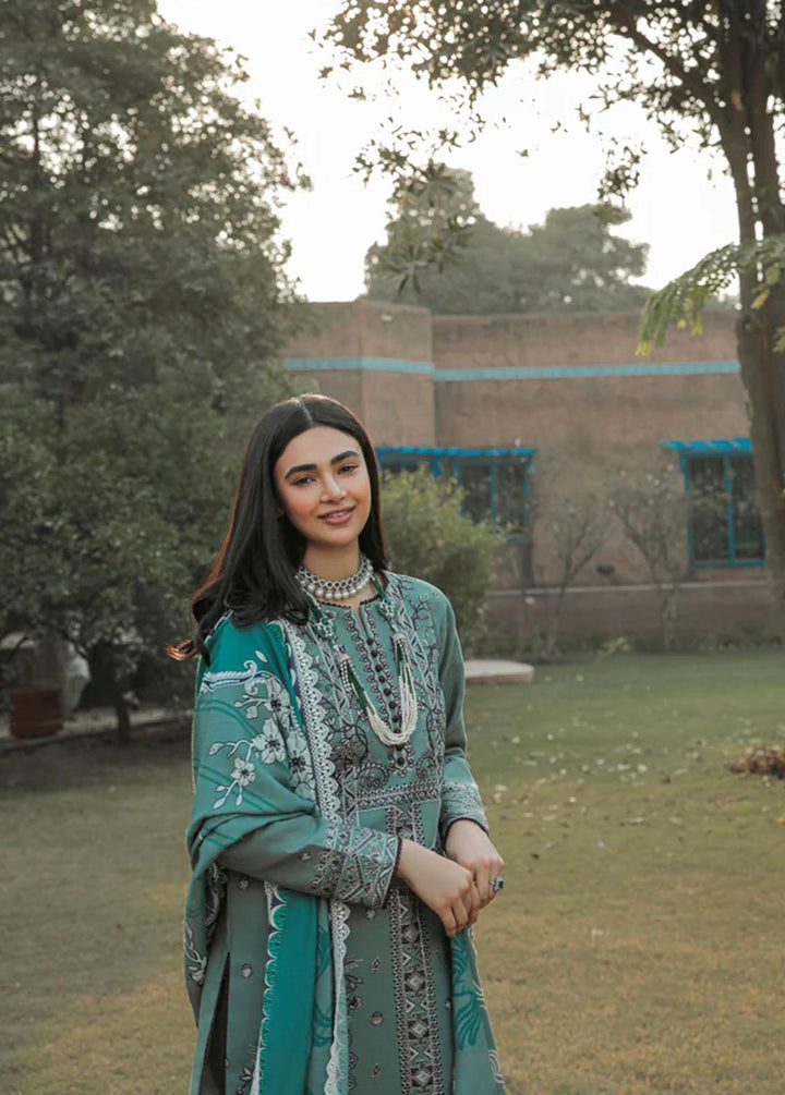 Meeras by Florent Embroidered Khaddar Suits Unstitched 3 Piece FL22M FL 7A - Winter Collection