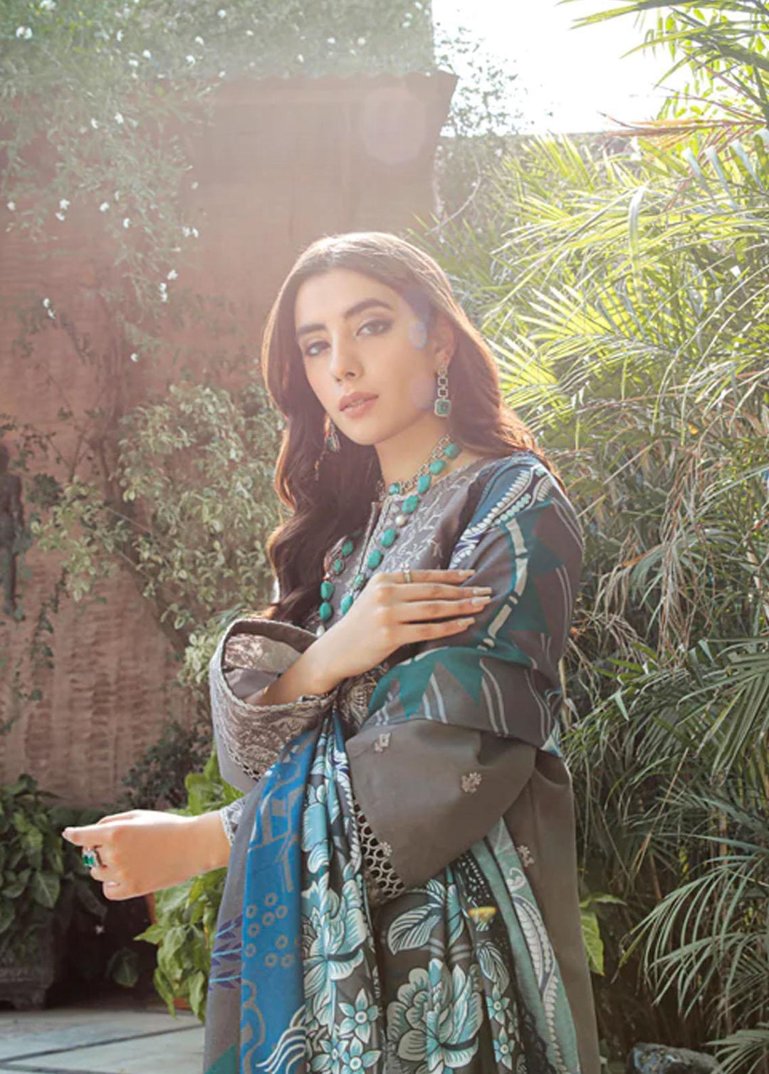 Meeras by Florent Embroidered Khaddar Suits Unstitched 3 Piece FL22M FL 7B - Winter Collection