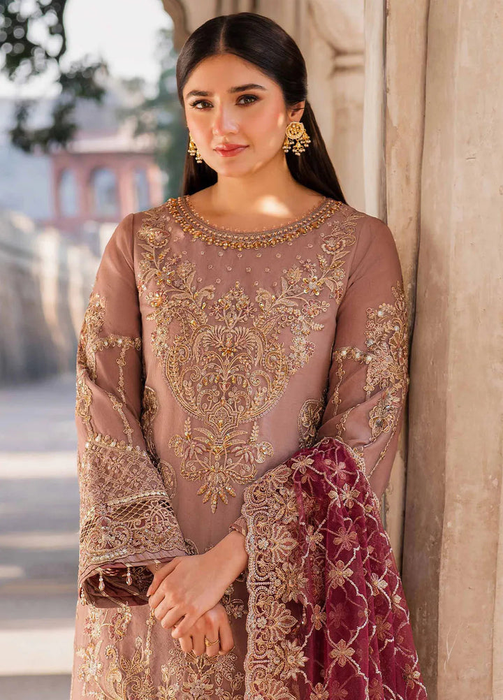 Meeras by Imrozia Serene Embroidered Organza Suit Unstitched 3 Piece IM25ME I-220 Zohra - Luxury Collection