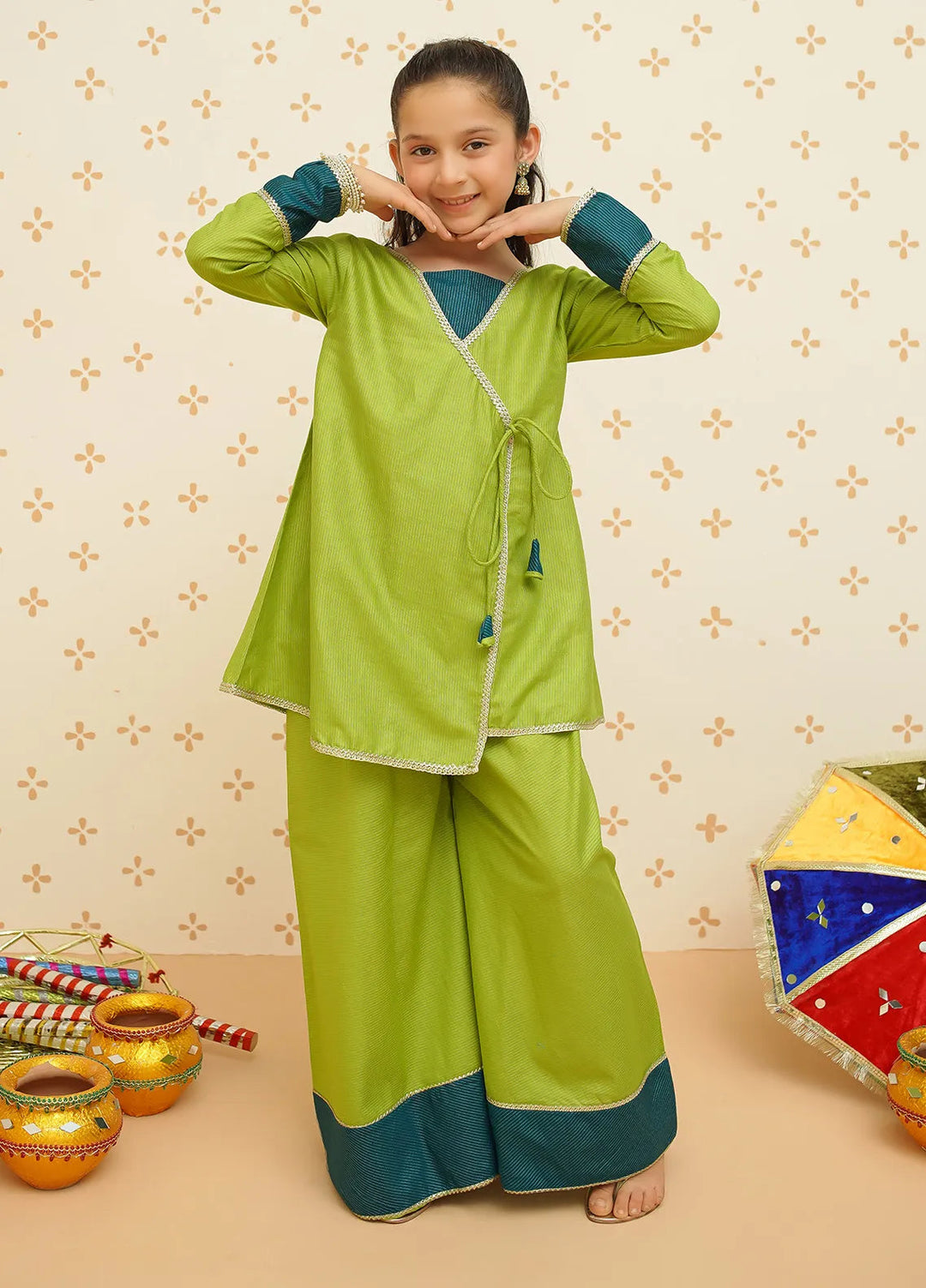 Meethi Eid by Modest Pret Cotton 3 Piece Suit 9095