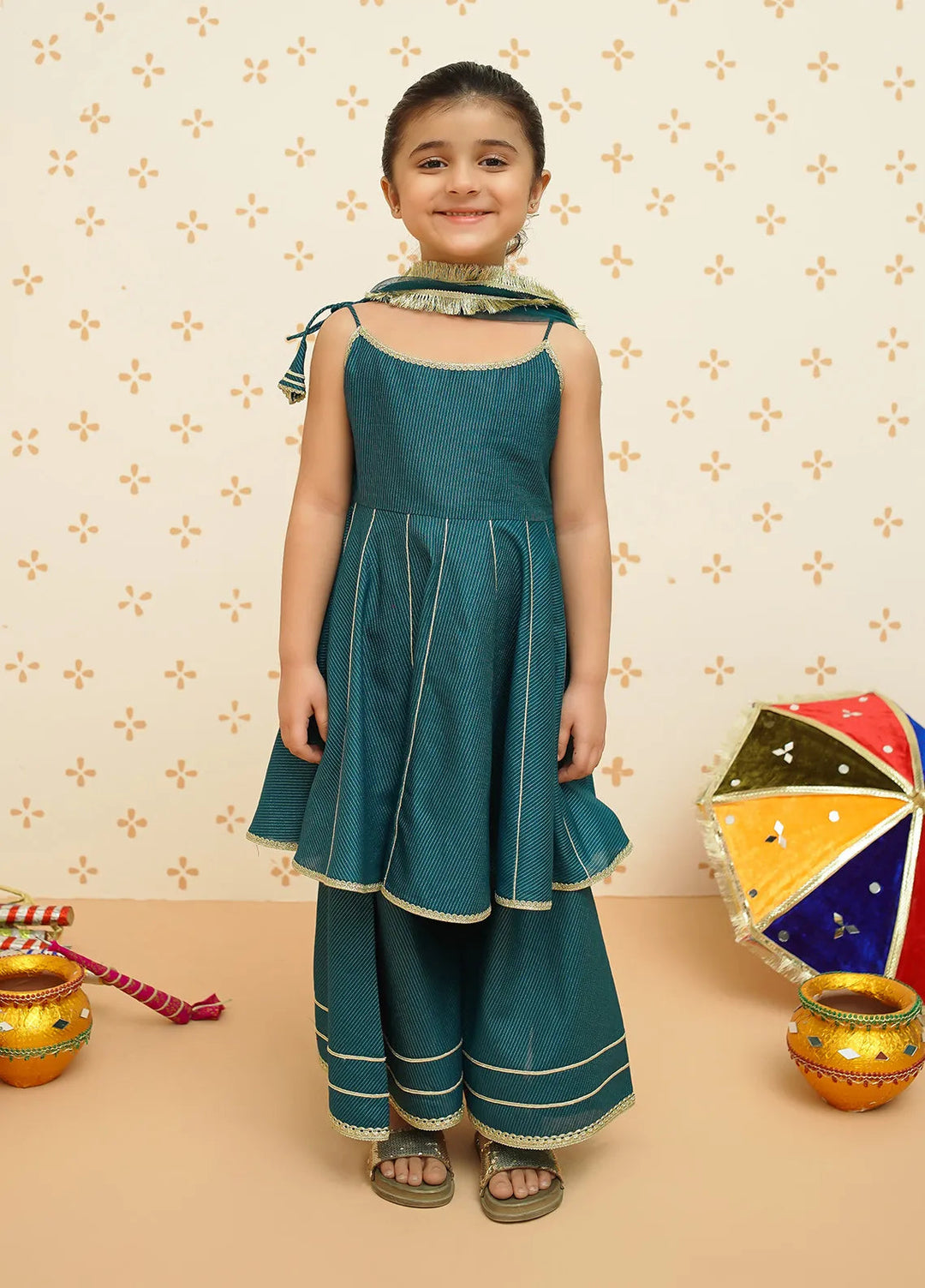 Meethi Eid by Modest Pret Cotton 3 Piece Suit 9190