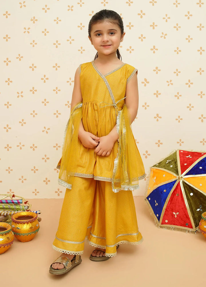 Meethi Eid by Modest Pret Gharara Cotton 3 Piece Suit 9200