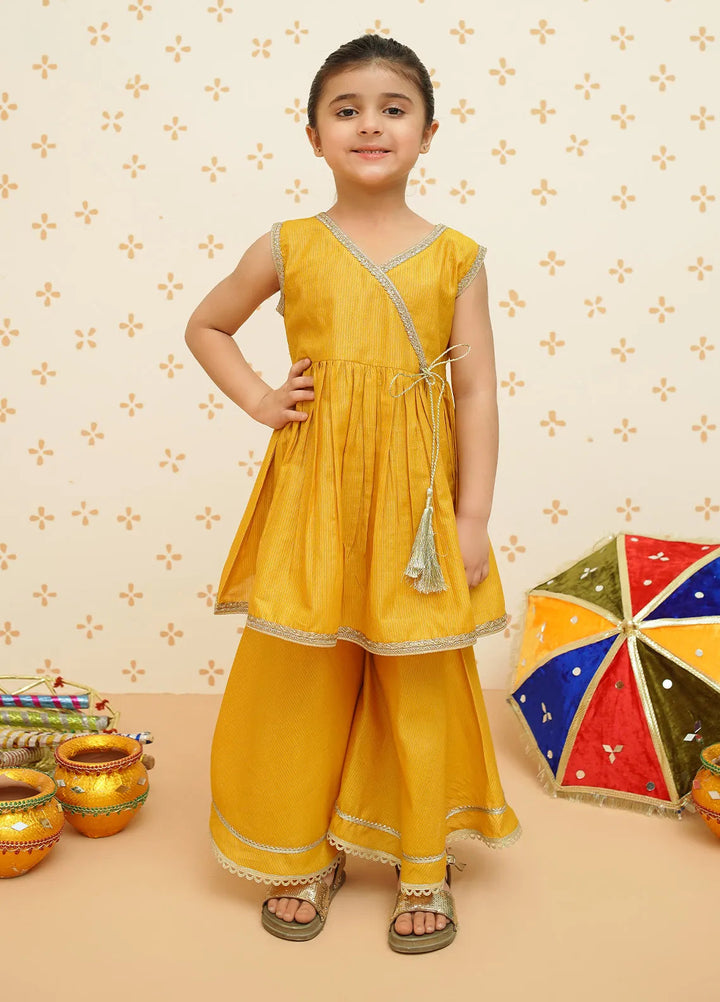 Meethi Eid by Modest Pret Gharara Cotton 3 Piece Suit 9200