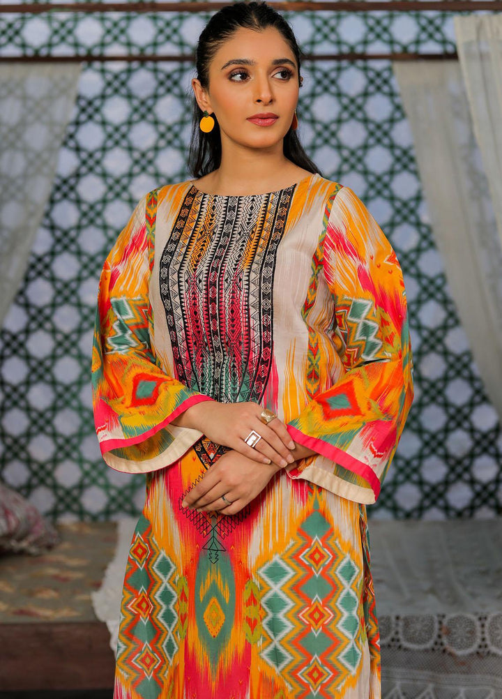Meethi Si Eid by Kross Kulture Embroidered Lawn  Unstitched Shirt KK22MES E1U-08 - Eid Summer Collection