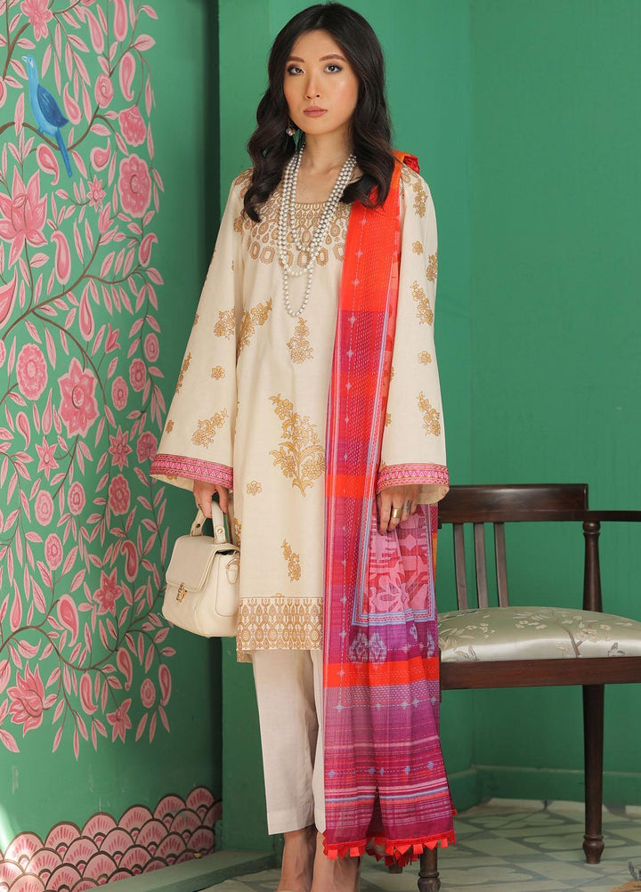Meethi Si Eid by Kross Kulture Embroidered Lawn Suits Unstitched 3 Piece KK22MES E3U-03 - Eid Summer Collection