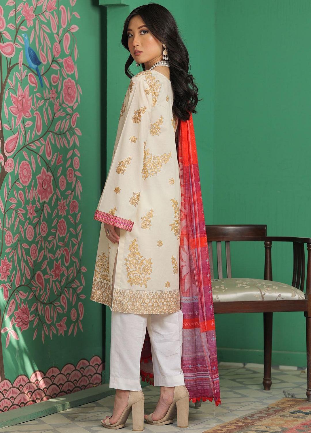 Meethi Si Eid by Kross Kulture Embroidered Lawn Suits Unstitched 3 Piece KK22MES E3U-03 - Eid Summer Collection
