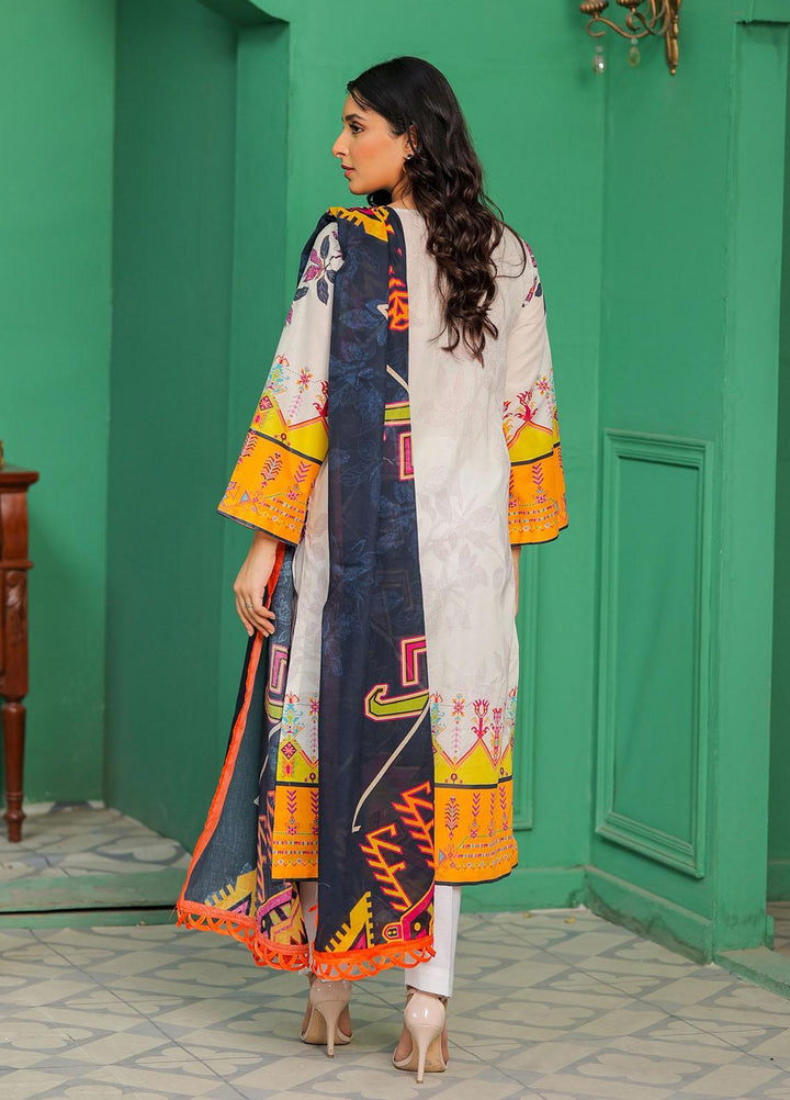 Meethi Si Eid by Kross Kulture Embroidered Lawn Suits Unstitched 3 Piece KK22MES E3U-12 - Eid Summer Collection
