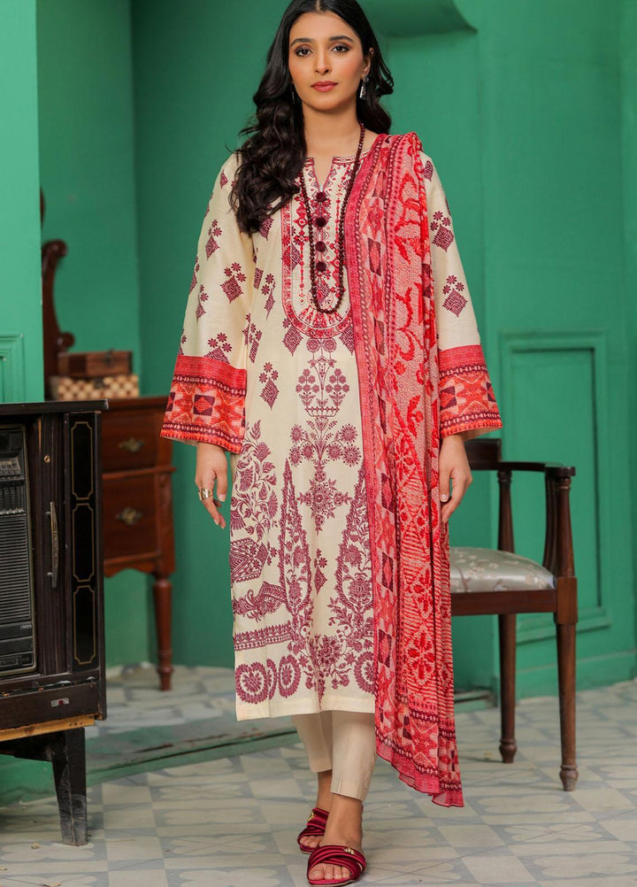 Meethi Si Eid by Kross Kulture Embroidered Lawn Suits Unstitched 3 Piece KK22MES E3U-14 - Eid Summer Collection