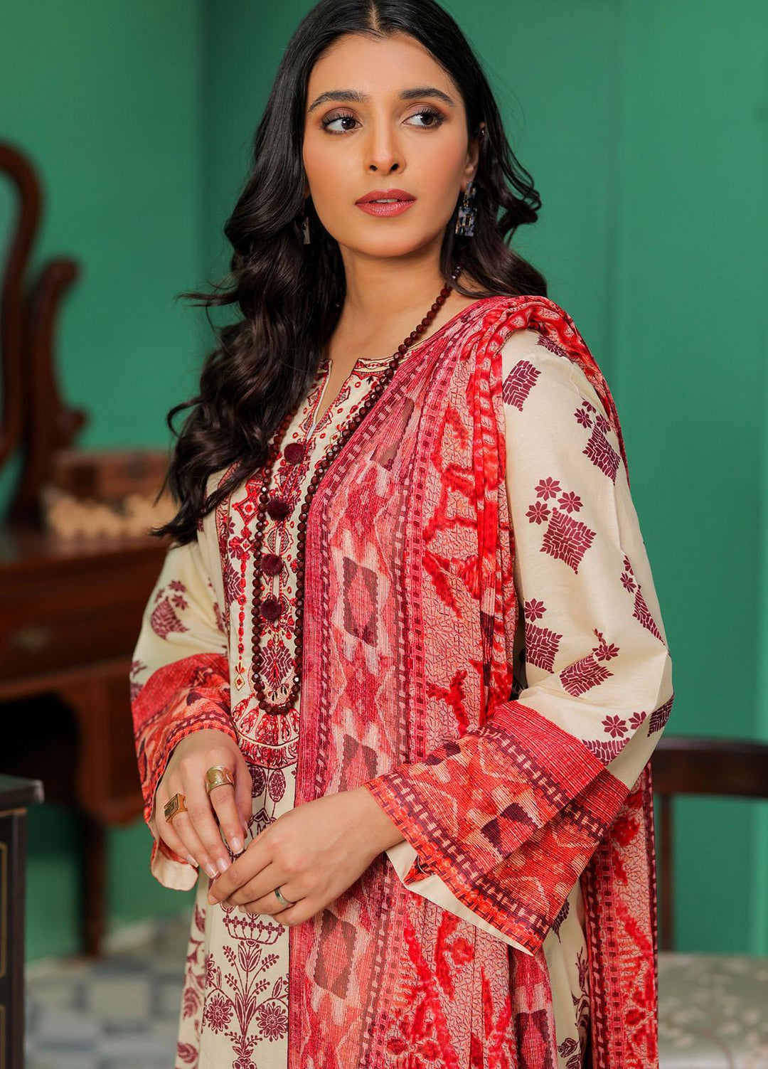 Meethi Si Eid by Kross Kulture Embroidered Lawn Suits Unstitched 3 Piece KK22MES E3U-14 - Eid Summer Collection