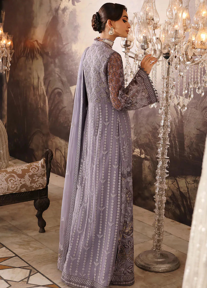 Mehak by Flossie Embroidered Chiffon Suits Unstitched 3 Piece FL24ME FE-805 - Formals Collection