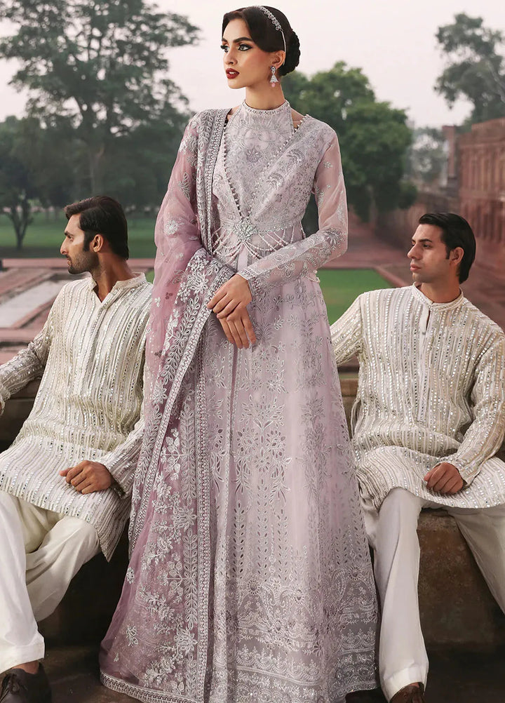 Mehak by Flossie Embroidered Organza Suits Unstitched 3 Piece FL24ME FE-801 - Formals Collection