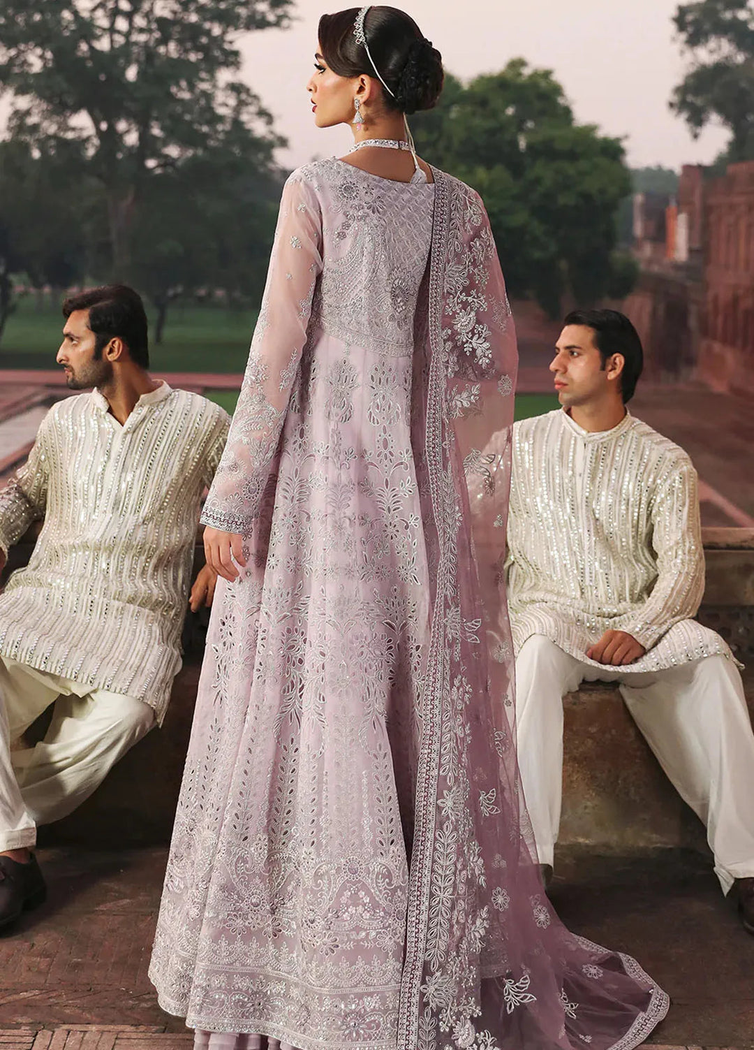 Mehak by Flossie Embroidered Organza Suits Unstitched 3 Piece FL24ME FE-801 - Formals Collection