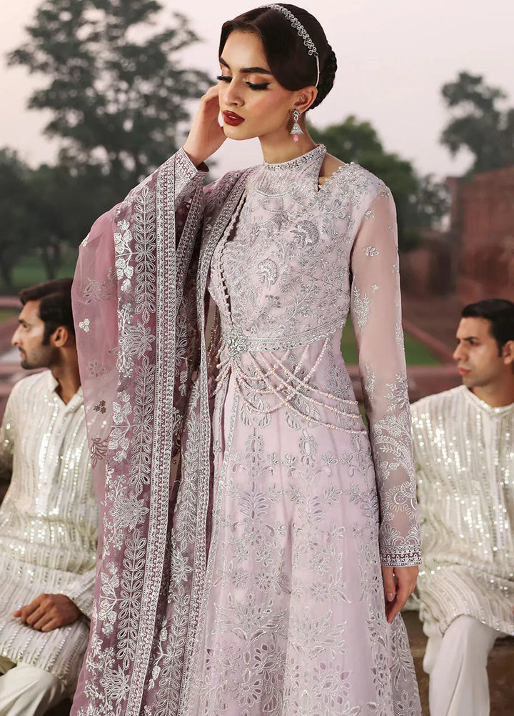 Mehak by Flossie Embroidered Organza Suits Unstitched 3 Piece FL24ME FE-801 - Formals Collection