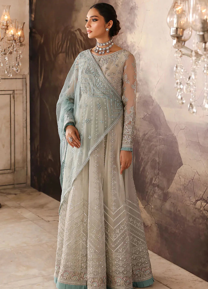 Mehak by Flossie Embroidered Organza Suits Unstitched 3 Piece FL24ME FE-803 - Formals Collection