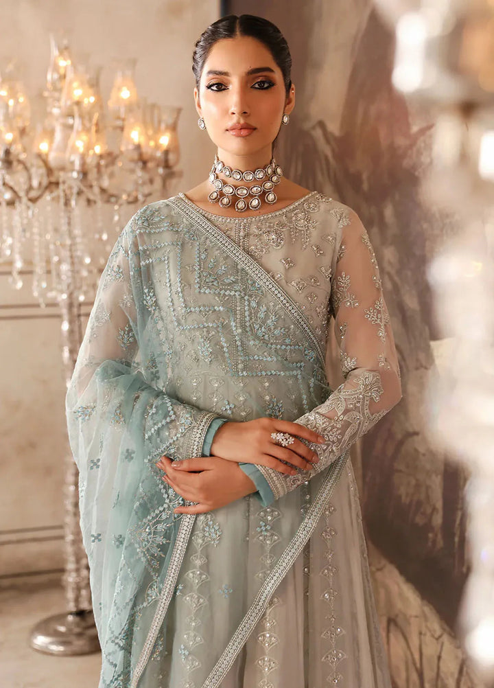 Mehak by Flossie Embroidered Organza Suits Unstitched 3 Piece FL24ME FE-803 - Formals Collection