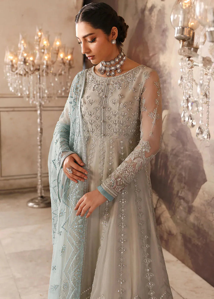 Mehak by Flossie Embroidered Organza Suits Unstitched 3 Piece FL24ME FE-803 - Formals Collection